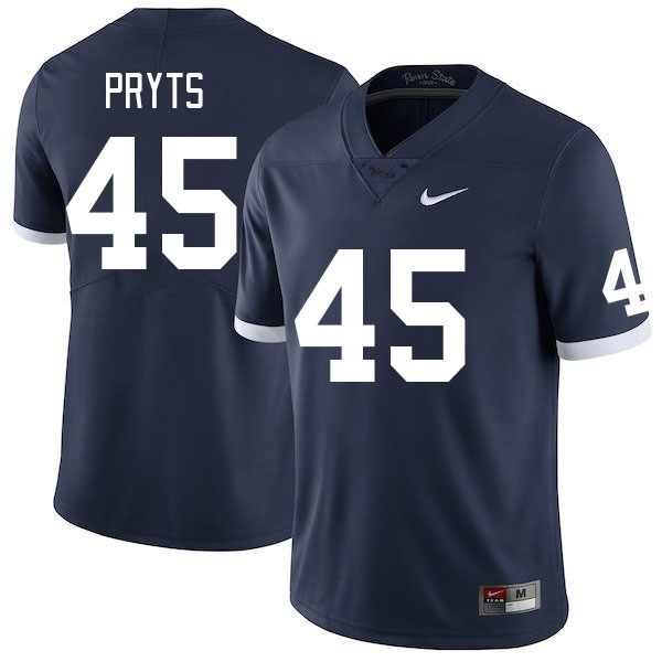 Men #45 Jackson Pryts Penn State Nittany Lions College Football Jerseys Stitched Sale-Retro - Click Image to Close